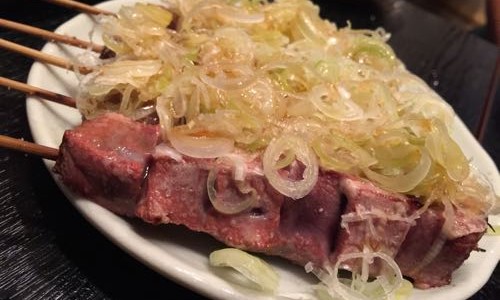ちょい焼きレバ塩
